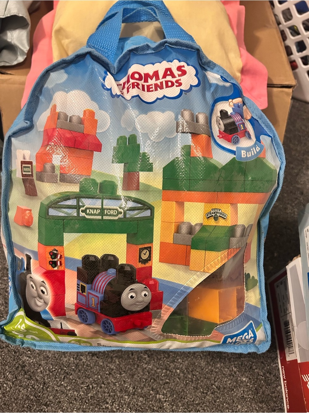 Thomas & Friends Blue and Red Building Blocks Backpack